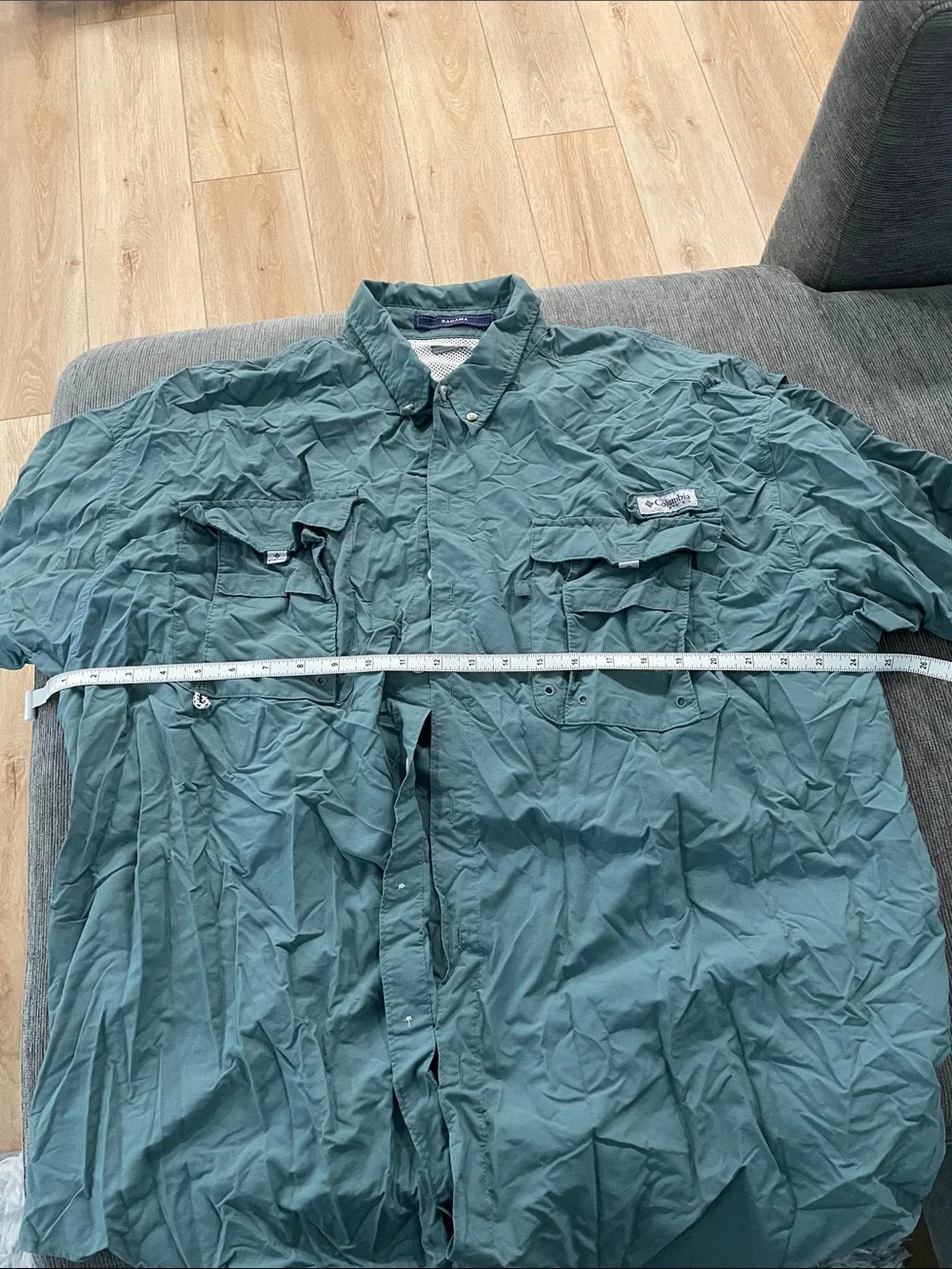 Columbia PFG Men’s Teal Lightweight Shirt Jacket